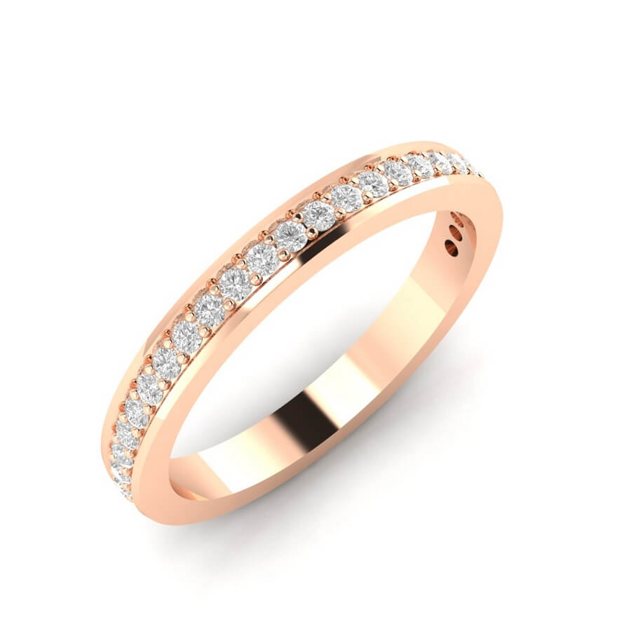 Traditional Channel Setting Diamond Ring