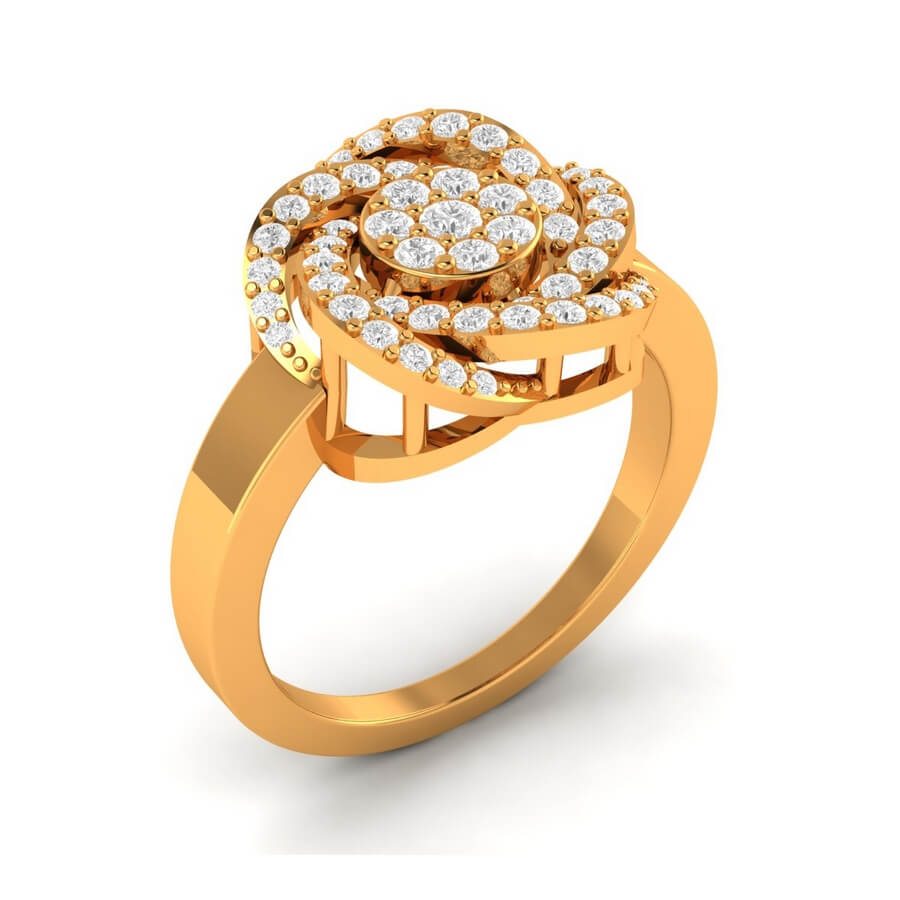 Rose Delight Diamond Ring