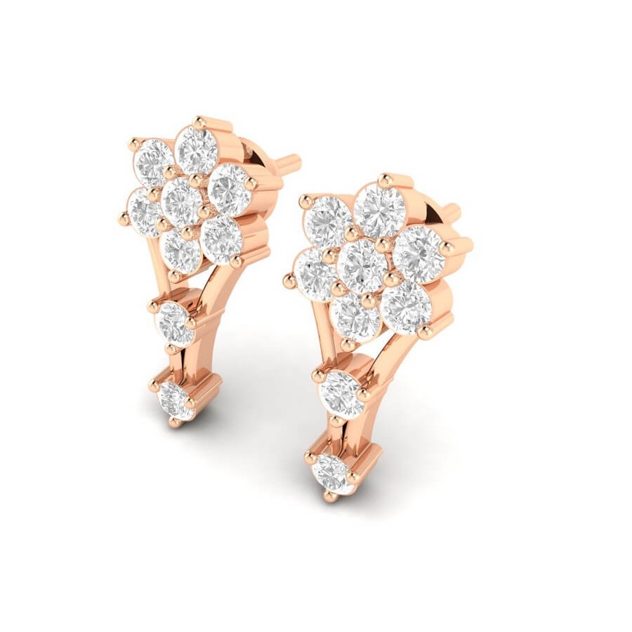 Jane Dangling Diamond Earrings