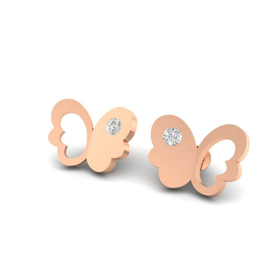 Grace Butterfly Diamond Earrings