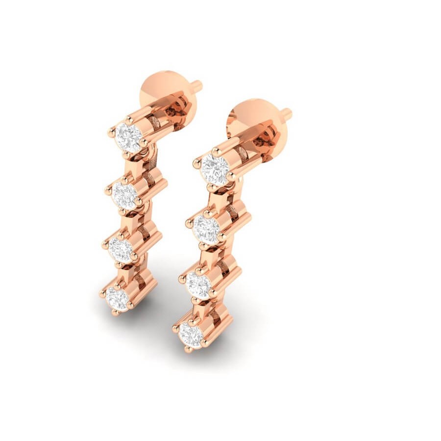 Carly Sparkle Diamond Earrings