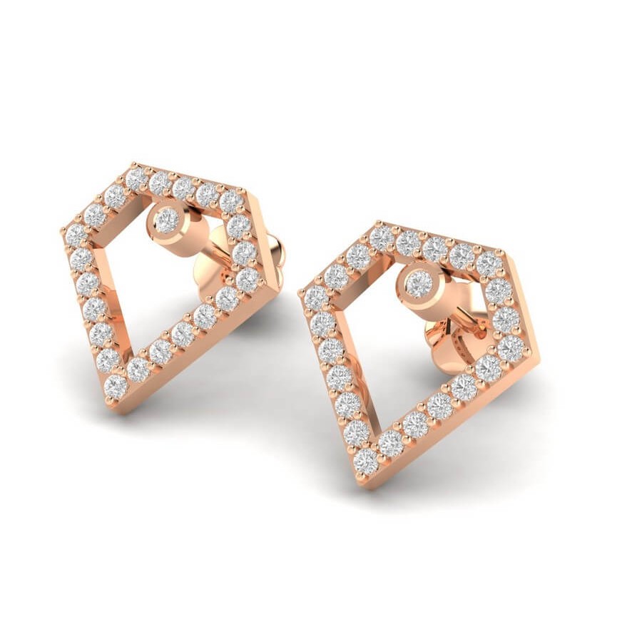 Morden Diamond Earrings