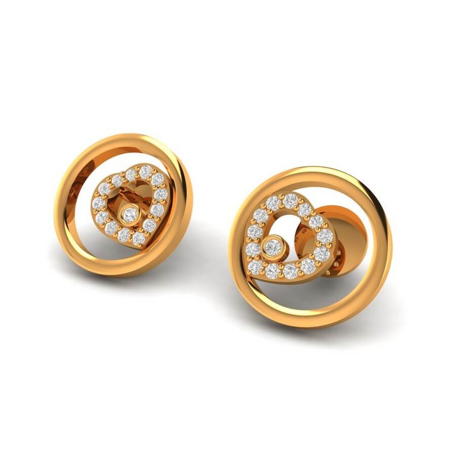 My 22KT Gold Earring Design Under 15k✨|| Stud Earrings Collection🛍️🌟 ||  Daily Wear Gold Earrings💫💫 - YouTube