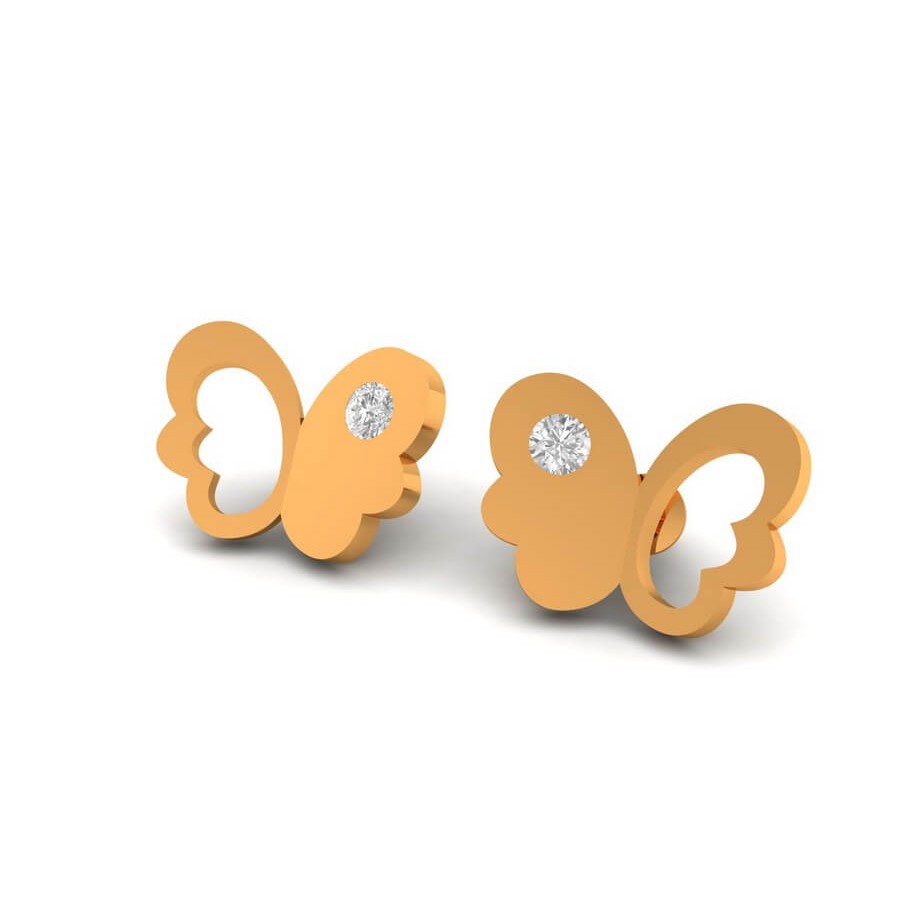 Grace Butterfly Diamond Earrings