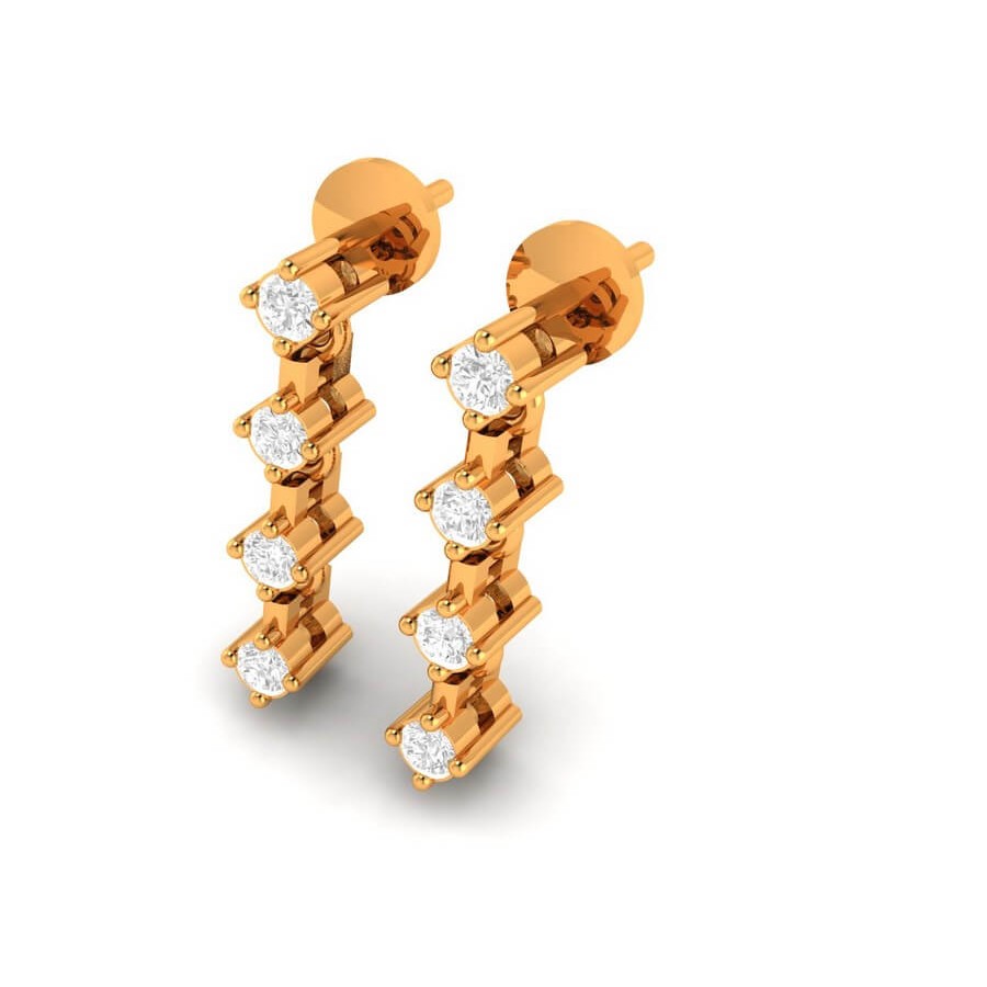 Carly Sparkle Diamond Earrings