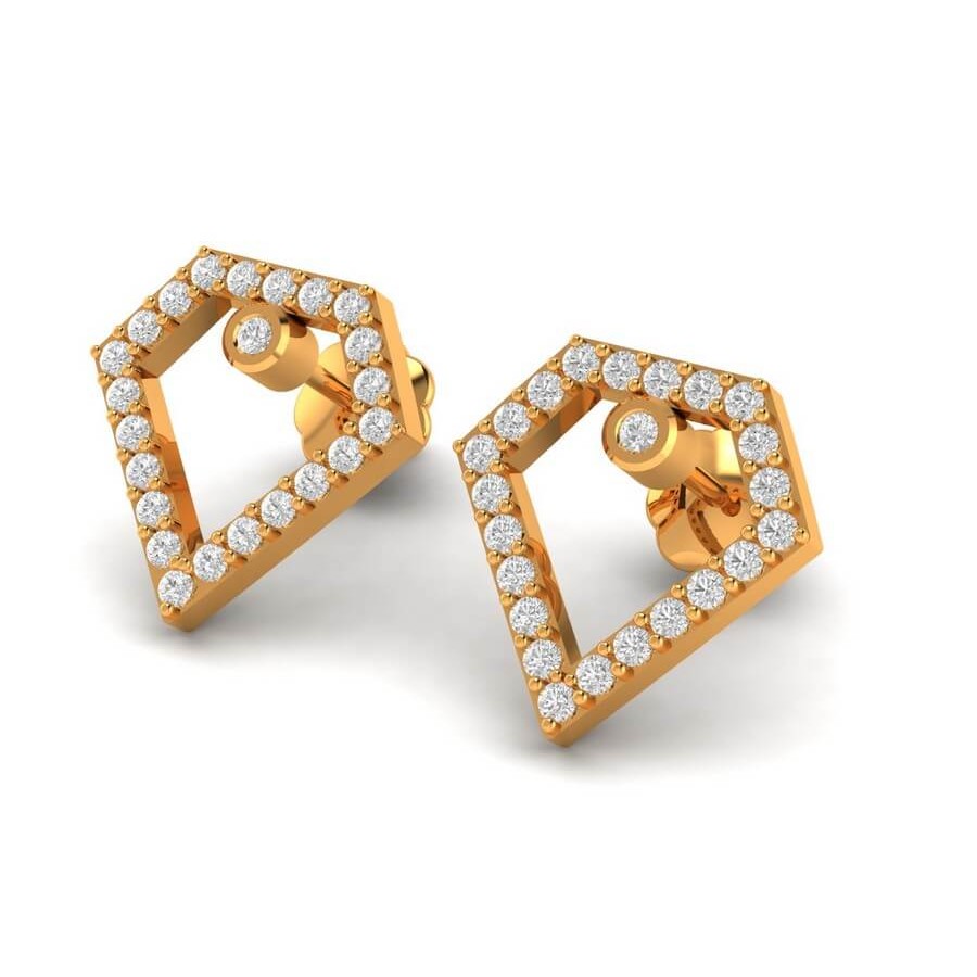 Morden Diamond Earrings