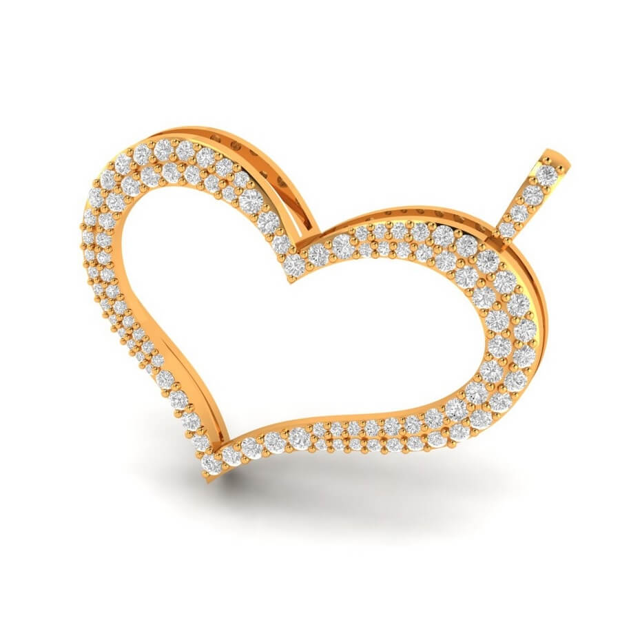 Classic Heart Diamond Pendant