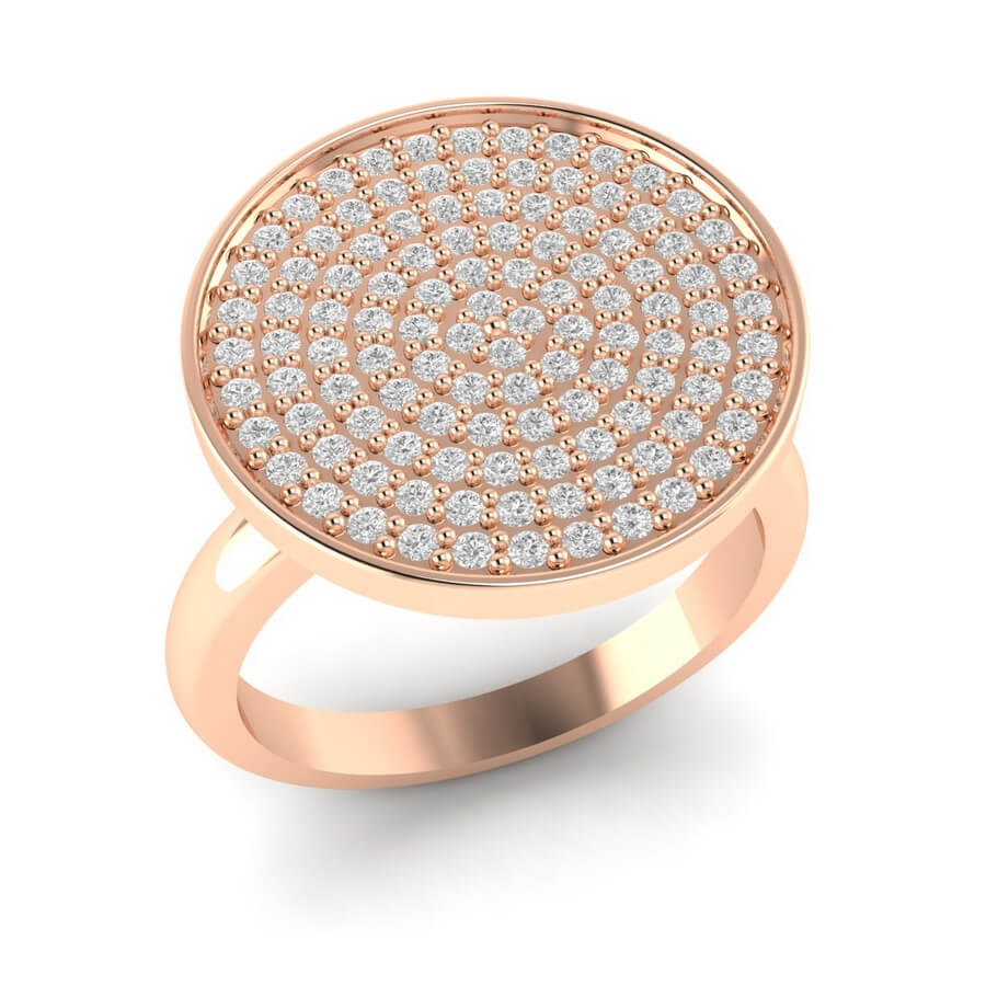 Basket Diamond Ring