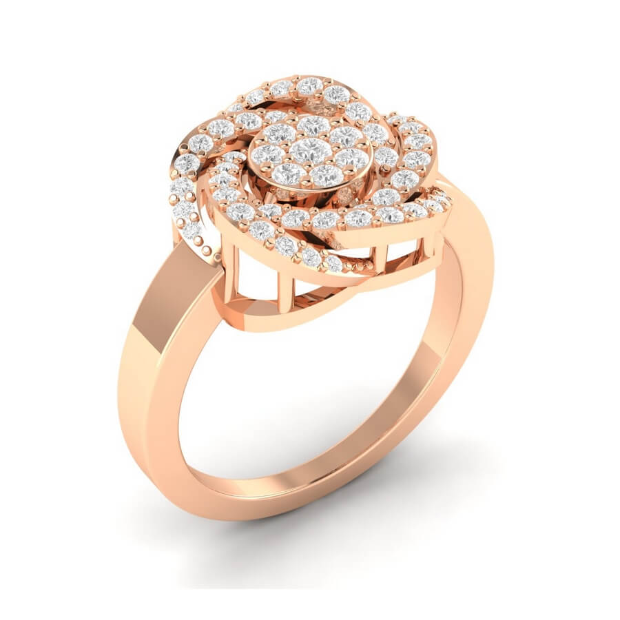 Rose Delight Diamond Ring