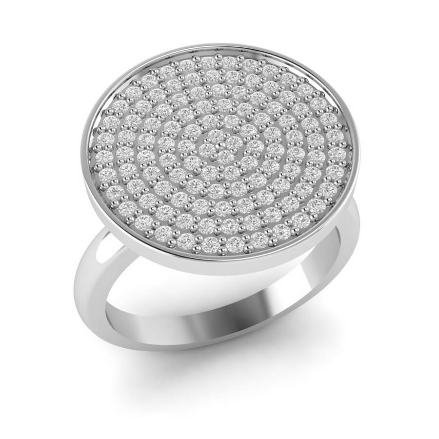 Basket Diamond Ring