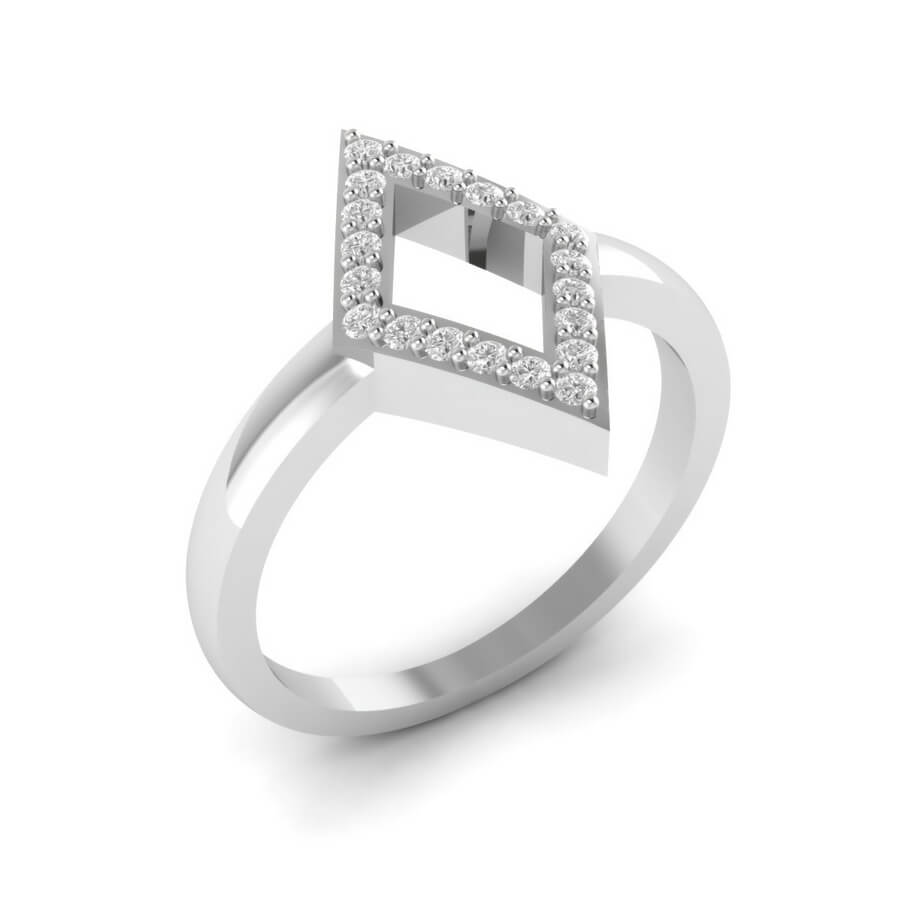 Aria Edge Diamond Ring