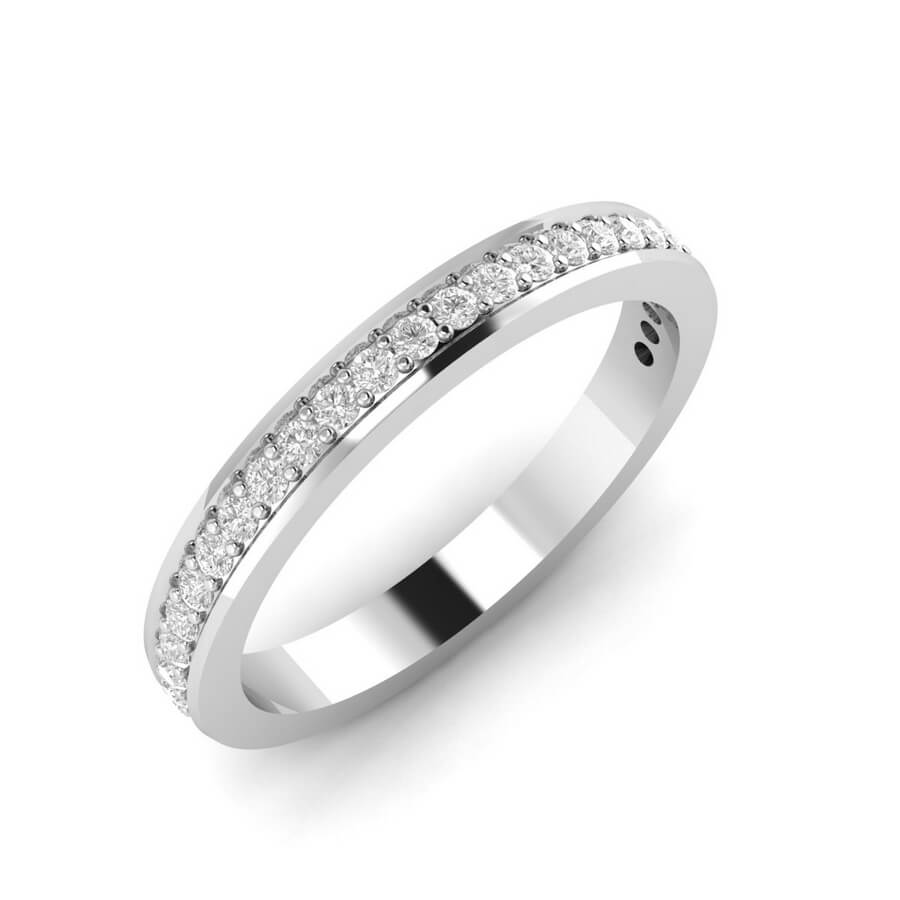 Traditional Channel Setting Diamond Ring