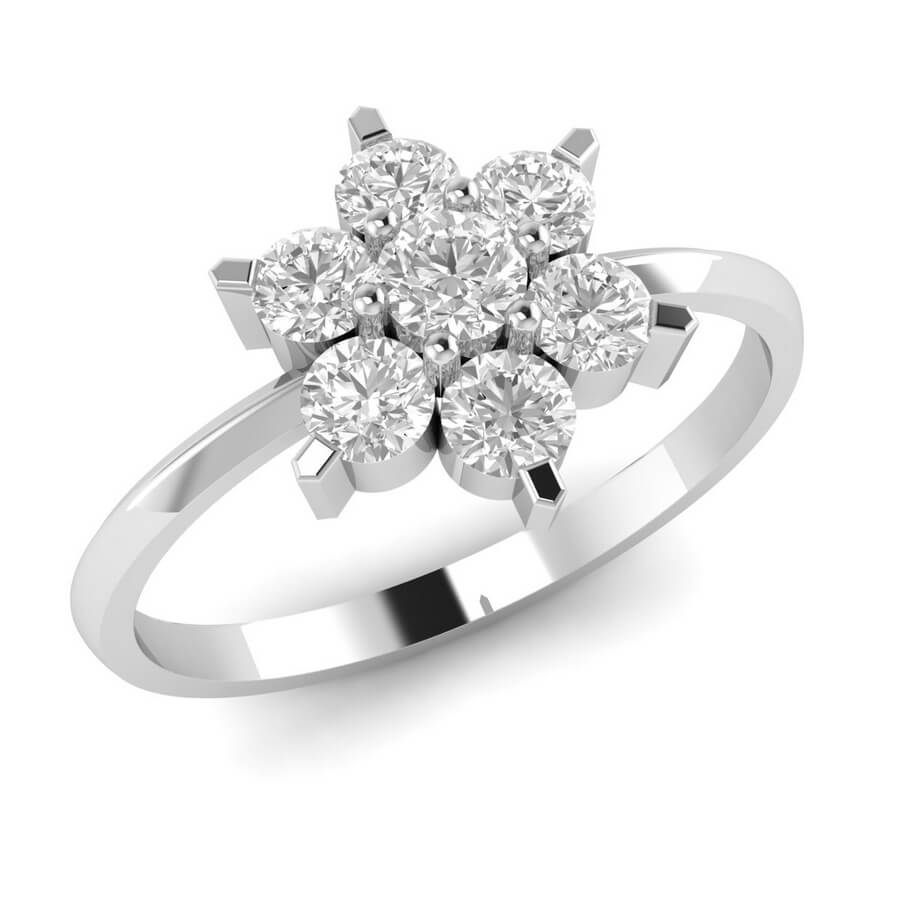 Floral Diamond Ring