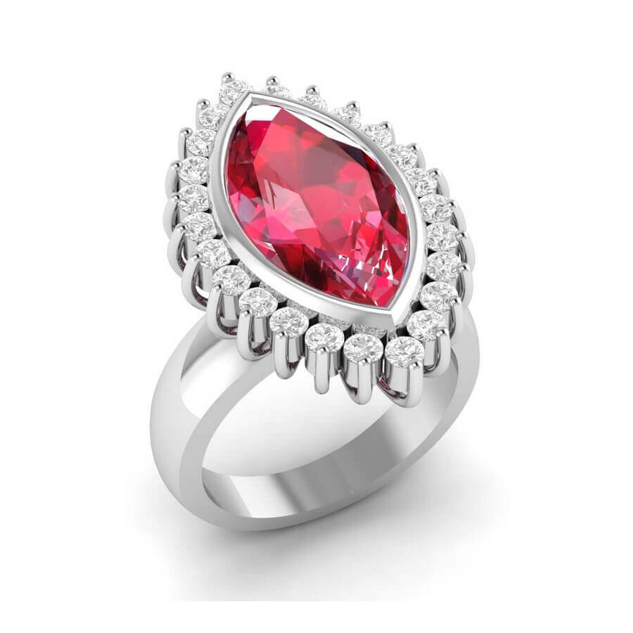 Liz Love Marquise Ruby Ring