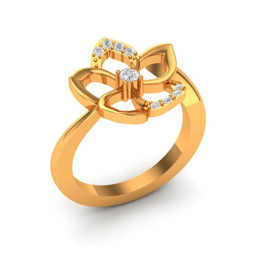 Abigail Blossom Diamond Ring