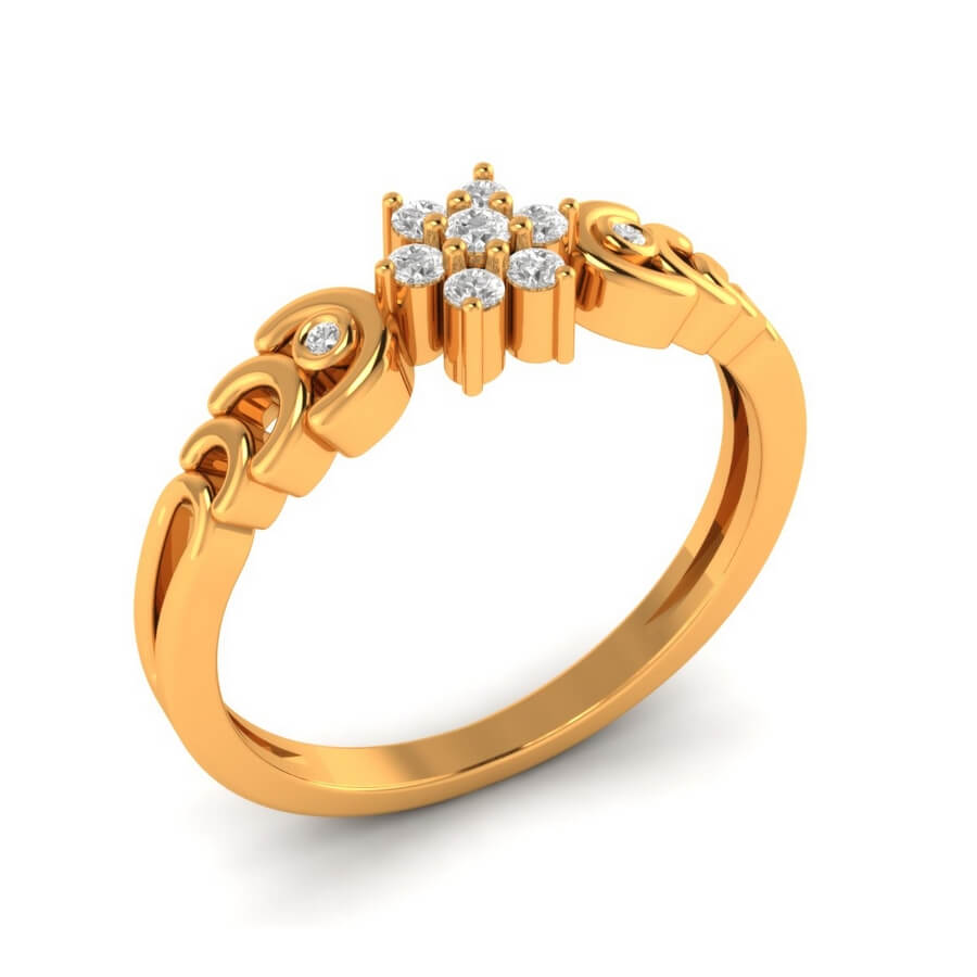 Fancy Dual Finish Long 22k Gold Ring – Andaaz Jewelers-gemektower.com.vn